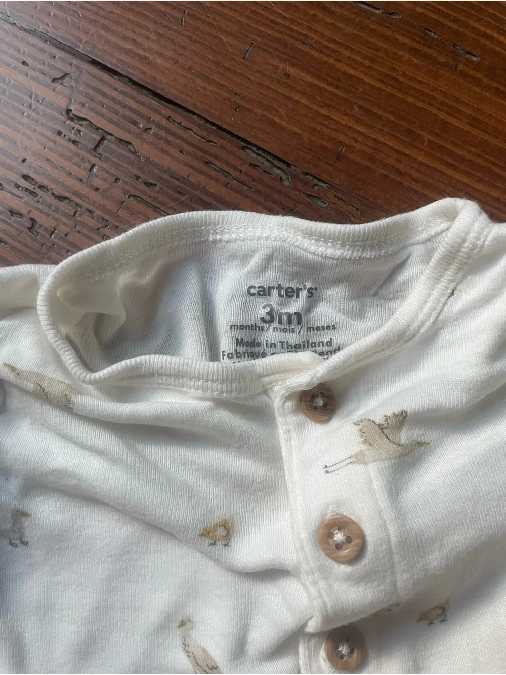 Carter's Cream and Off-White Baby Sleep Gowns